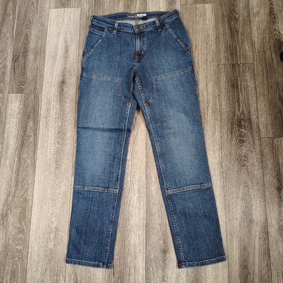Carhartt Women's Relaxed Fit Jeans - Blue Size 6 - Picture 3 of 6